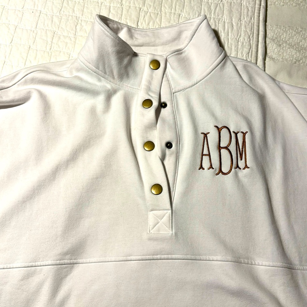 Marley Lilly oversized white sweatshirt